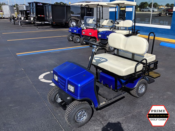 Blue Cricket SX3 Mini Mobility Golf Cart affordable golf cart rental, golf cart rent virginia beach