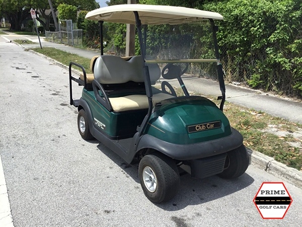 Green Club Car 4 Passenger Golf Cart affordable golf cart rental, golf cart rent virginia beach