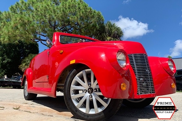 Red America EV 39 Roadster 4 Passenger Golf Cart affordable golf cart rental, golf cart rent virginia beach
