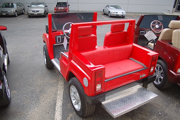 Red Hummer Golf Cart affordable golf cart rental, golf cart rent virginia beach
